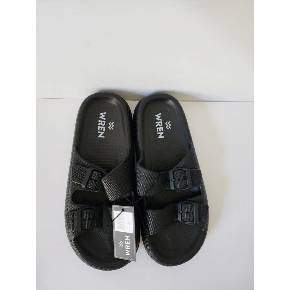 Wren Recovery Slides Black Size M 10/11 Sandals Nice!